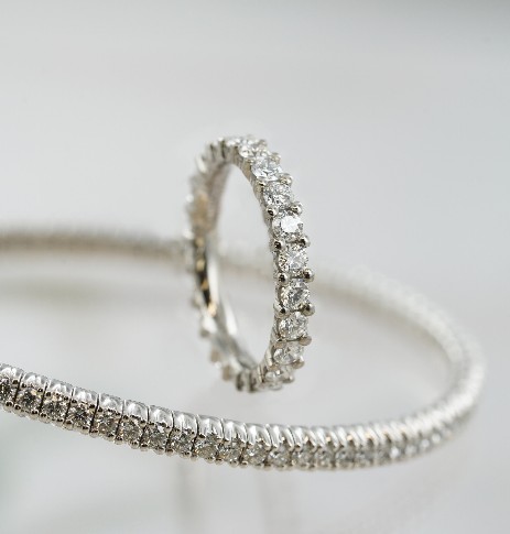 Bracelet Ring WG Brillanten