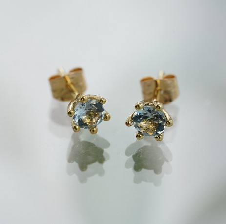 Ohrstecker GG Aquamarin